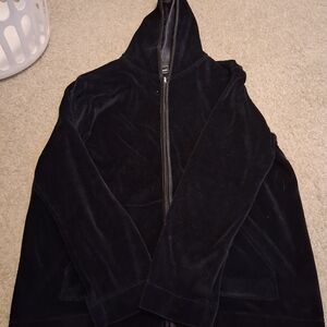 Women's Bobbie Brooks hooded velour jacket
